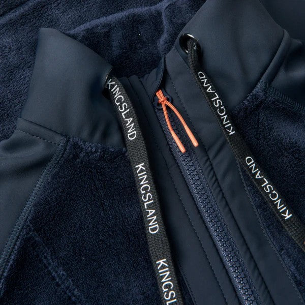 Kingsland - Women's sleeveless fleece jacket KLVania navy 