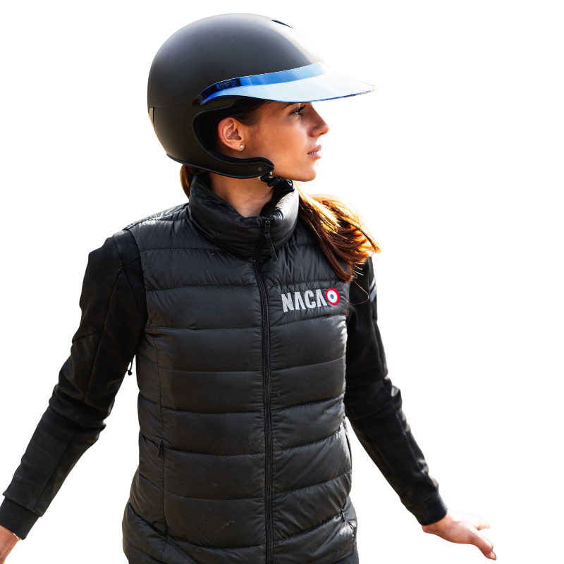 NACA - Visière XL X-Ray bleu/ noir | - Ohlala