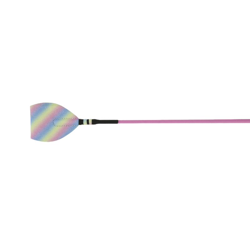 Whip&Go - Cravache Strassy arc en ciel