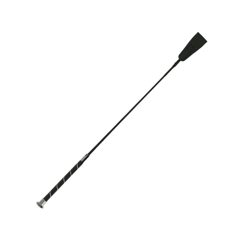 Whip&amp;Go - Black rhinestone insert riding crop