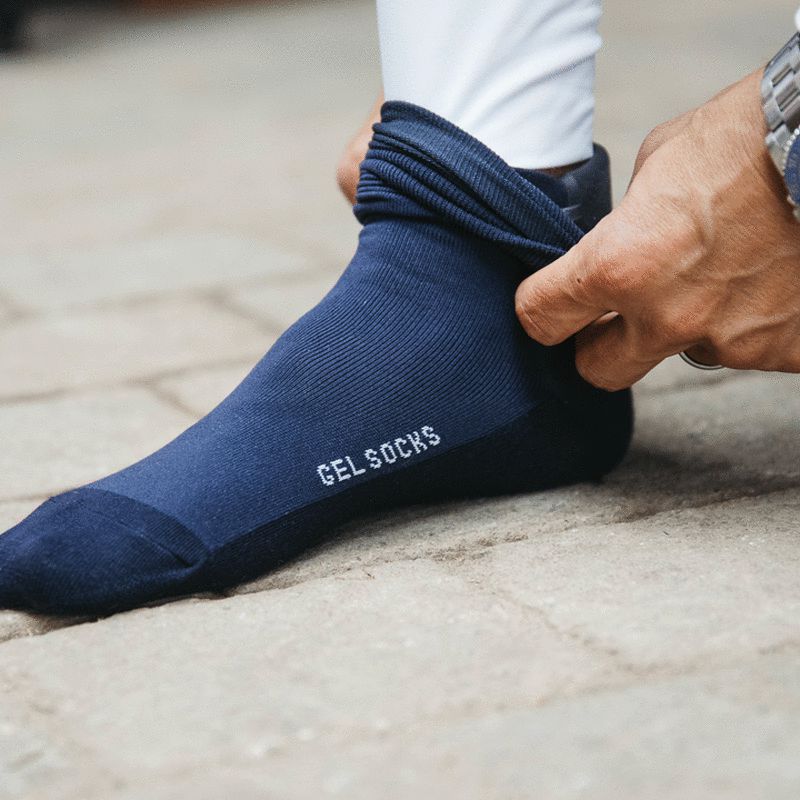 Kentucky Horsewear - Chaussettes d'équitation Achilles Gel marine | - Ohlala