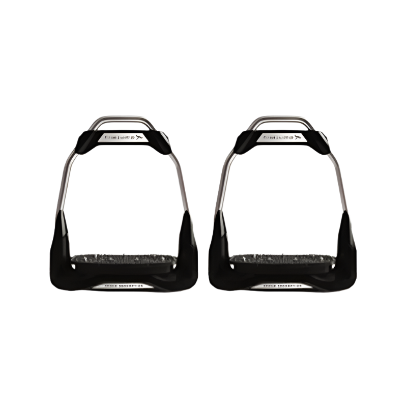 Freejump - Air's Stirrups Black / Inclined Floor / Inclined Eye / Black / Black