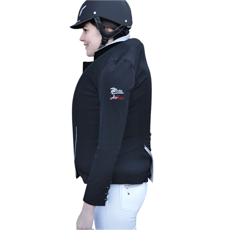 Privilège Equitation – Rote Airsafe-Wettkampfjacke für Damen