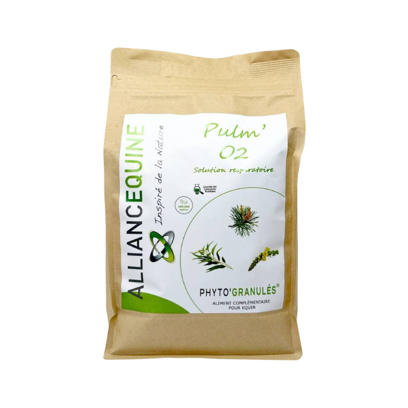 Alliance Equine - Complément alimentaire solution respiratoire Pulm'O2 granulés | - Ohlala