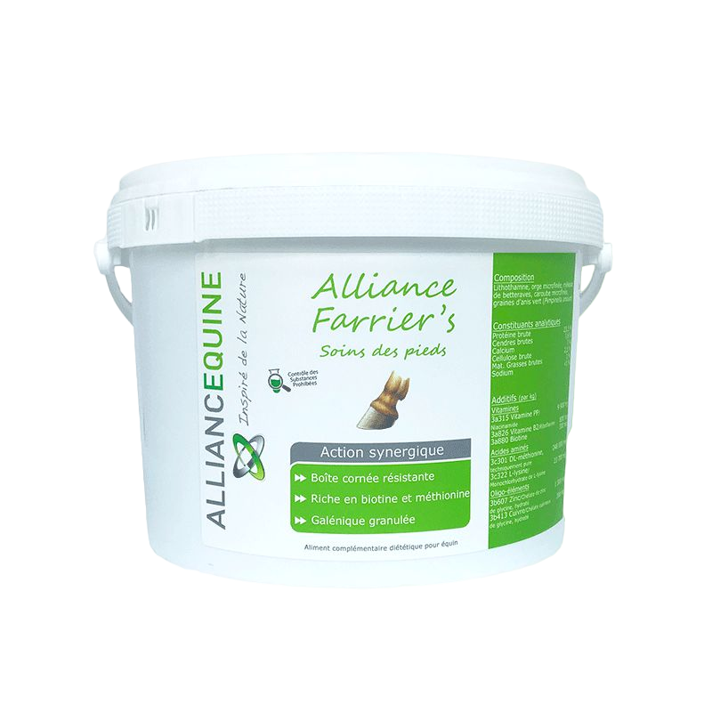 Alliance Equine - Complément pour sabots Biotine Alliance Farrier's 1.5 kg | - Ohlala