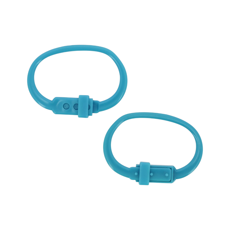 Hippotonic - Anneaux de sécurité bleu (x2) | - Ohlala