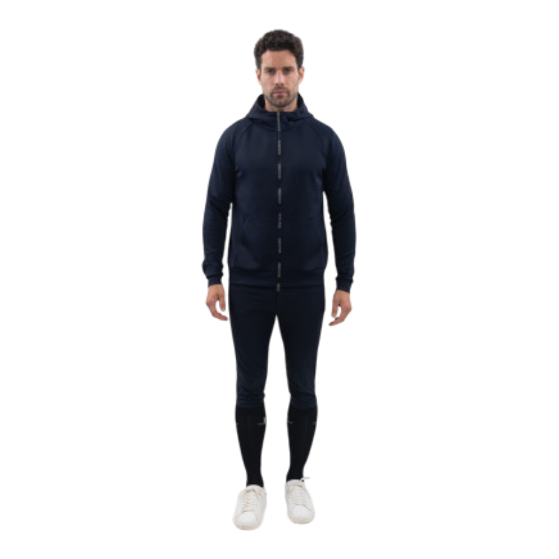 Harcour - Technisch sweatshirt met rits voor heren Aron marine 