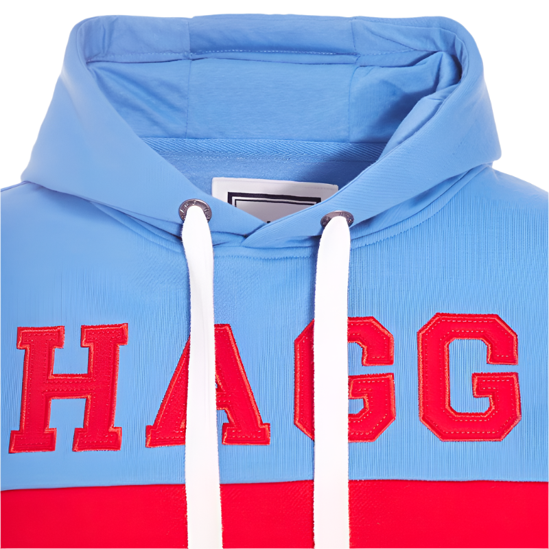 Hagg - Blue Hooded hoodie