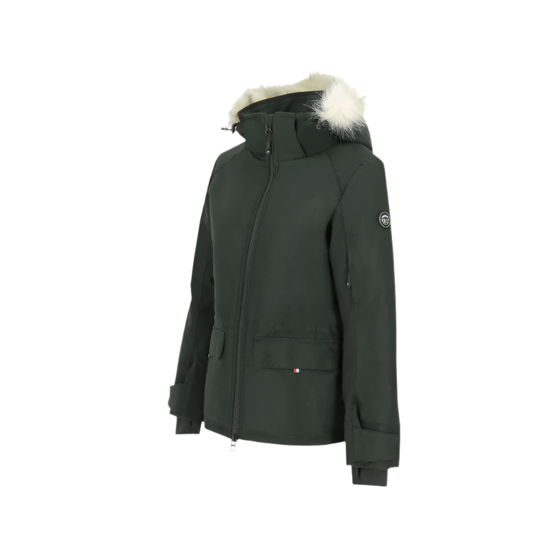 Equithème – Schwarzer Damenparka Paola