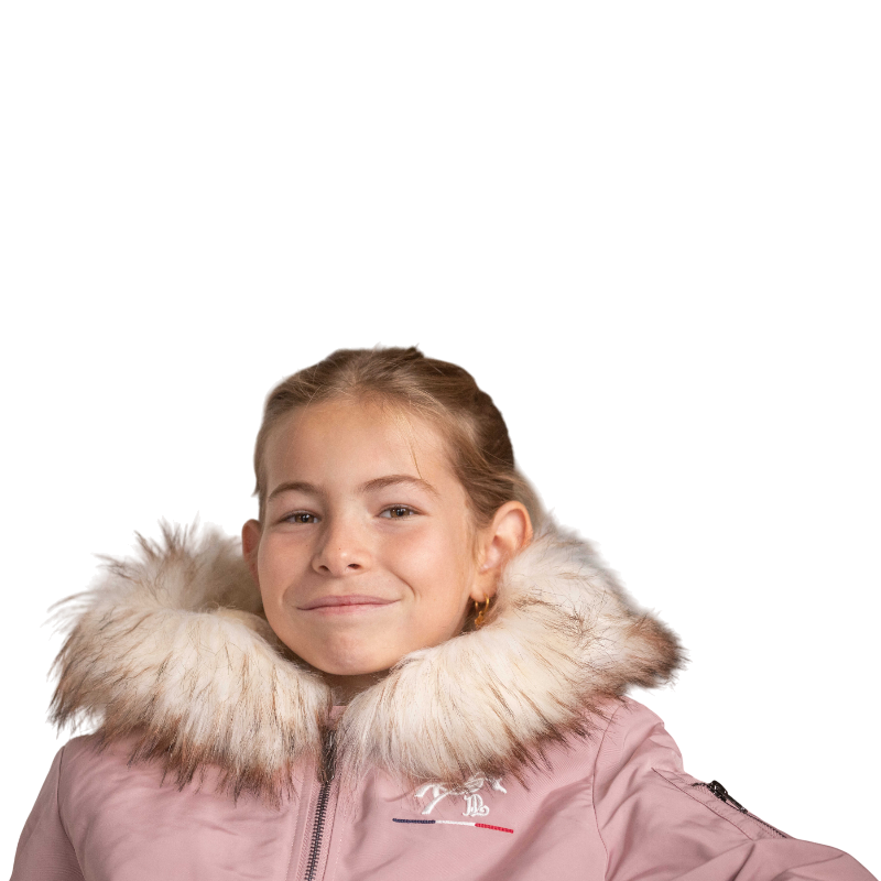 Eden by Pénélope - Bombers à capuche enfant Lyon rose poudré