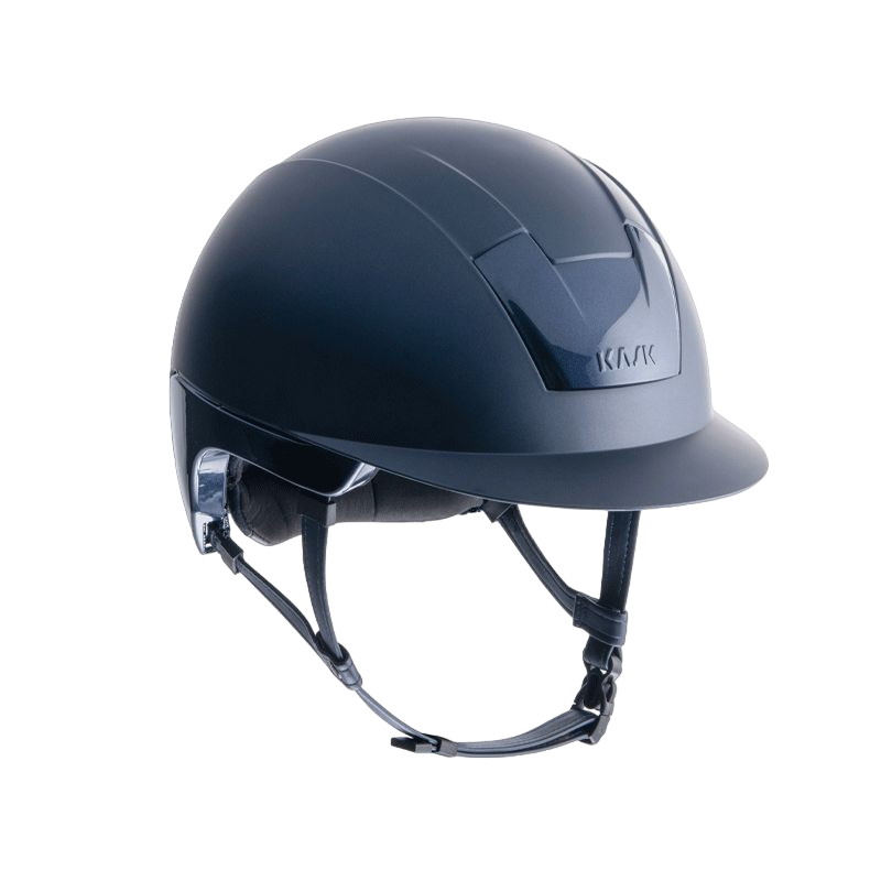 Kask - Casque d'équitation Kooki marine mat | - Ohlala