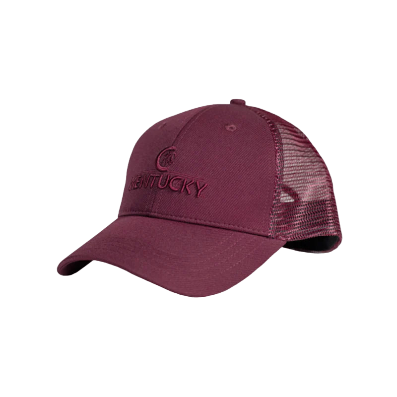 Kentucky Horsewear - Trucker casquette basic bordeaux | - Ohlala