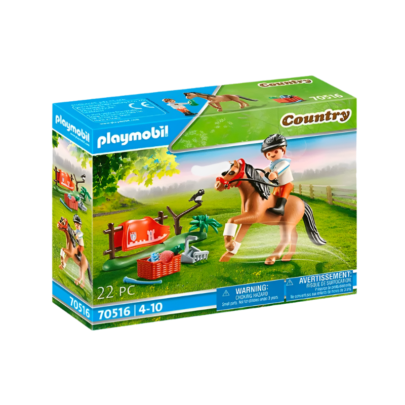 Playmobil - Cavalier et poney Connemara