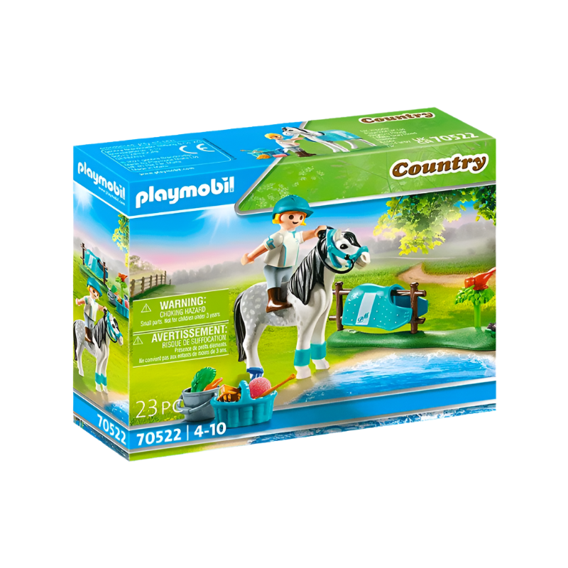 Playmobil - Horsewoman with gray pony