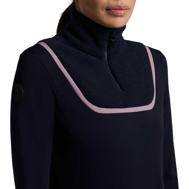 Cavalleria Toscana - Baselayer lange mouwen dames Jersey met marine fleece 