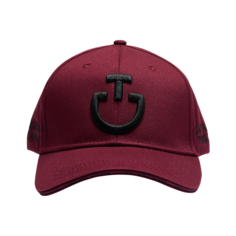 Cavalleria Toscana - Unisex CT Baseball cap bordeaux/ zwart 