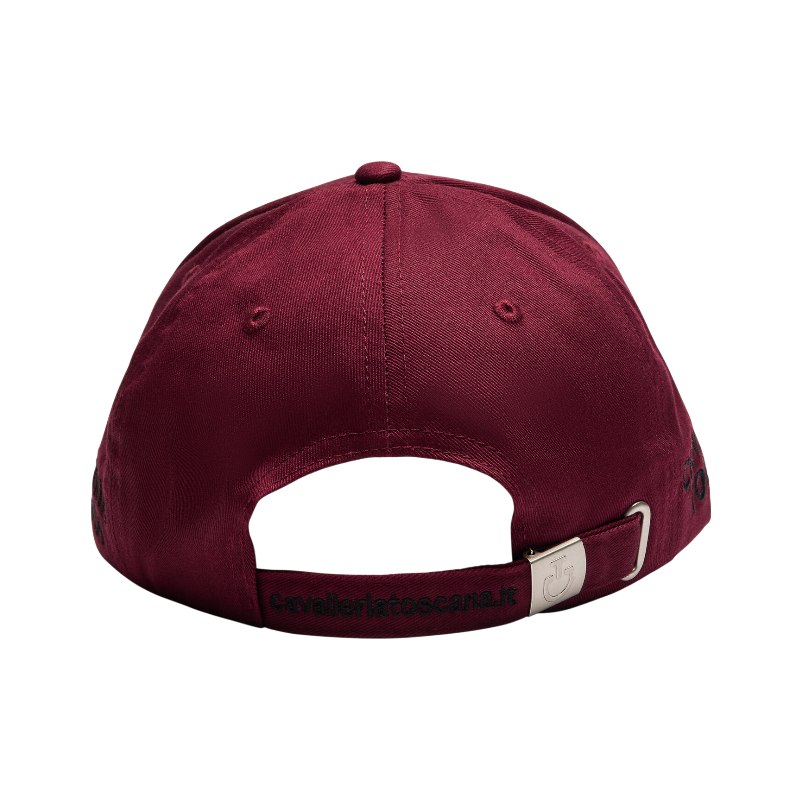Cavalleria Toscana - Unisex CT Baseball cap bordeaux/ zwart 