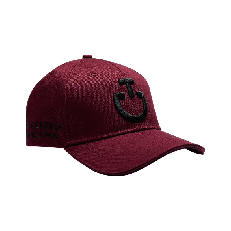 Cavalleria Toscana - Unisex CT Baseball cap bordeaux/ zwart 