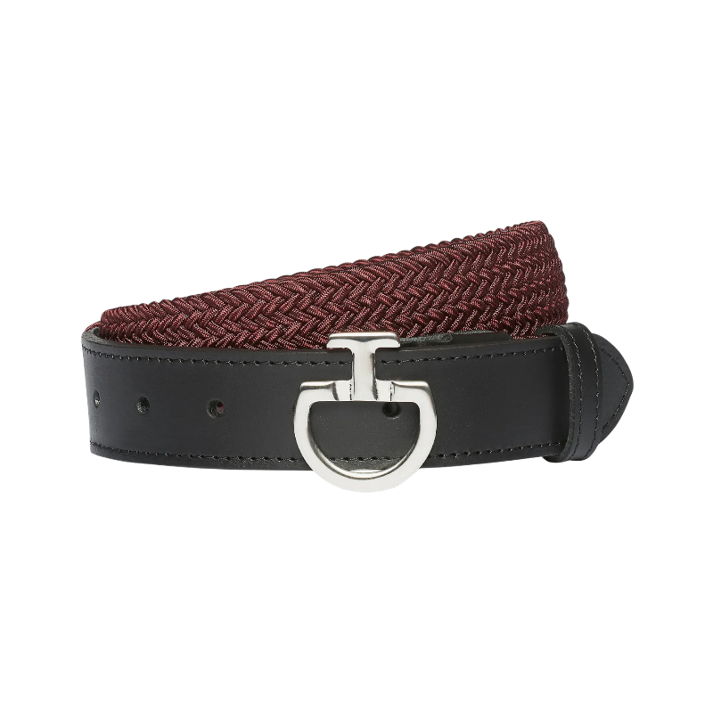 Cavalleria Toscana - Dames elastische bordeaux riem 