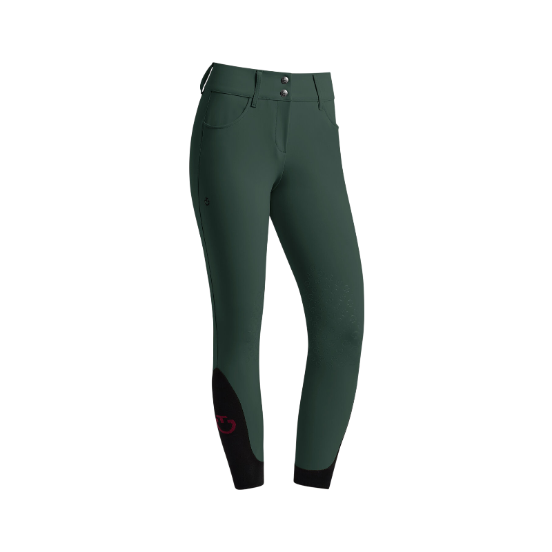 Cavalleria Toscana - Women's American high-waisted riding pants jungle green 