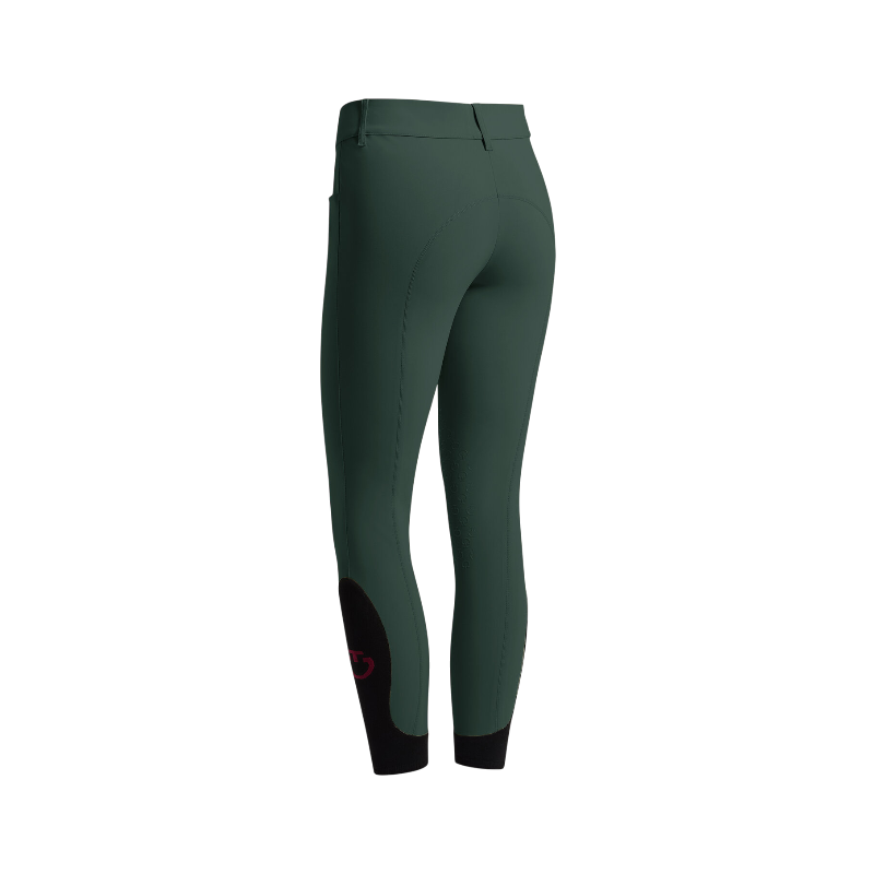 Cavalleria Toscana - Women's American high-waisted riding pants jungle green 
