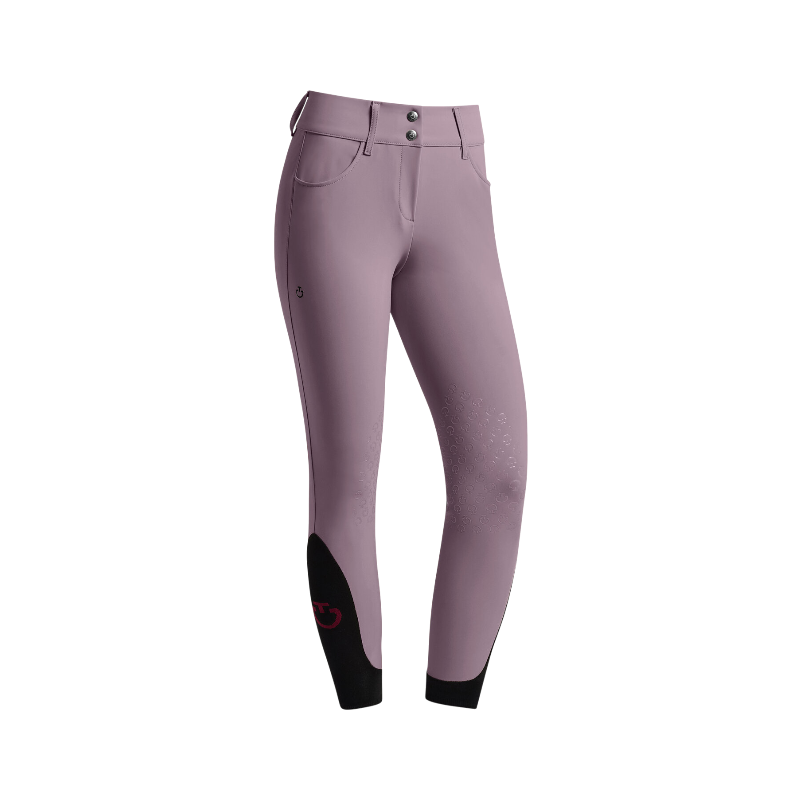Cavalleria Toscana - Women's American high-waisted lilac riding pants 