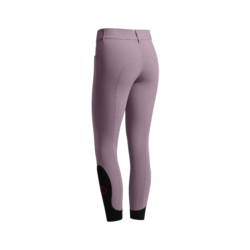 Cavalleria Toscana - Women's American high-waisted lilac riding pants 