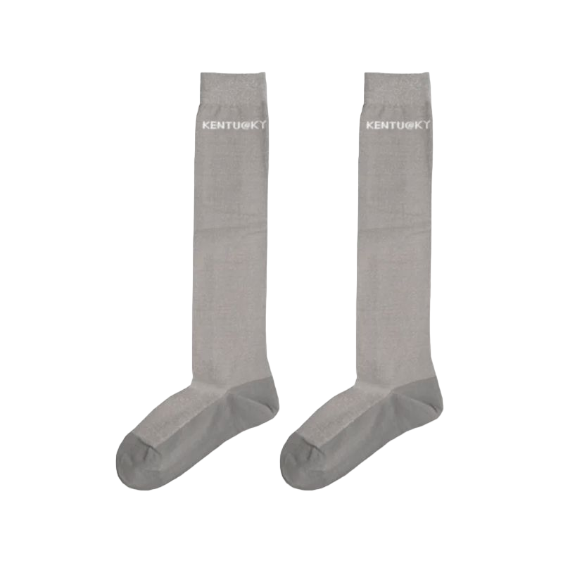 Kentucky Horsewear - Chaussettes Glitter gris (x1) | - Ohlala