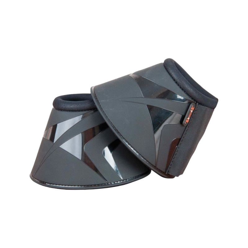 TdeT - Cloches Velcro coque PVC noir
