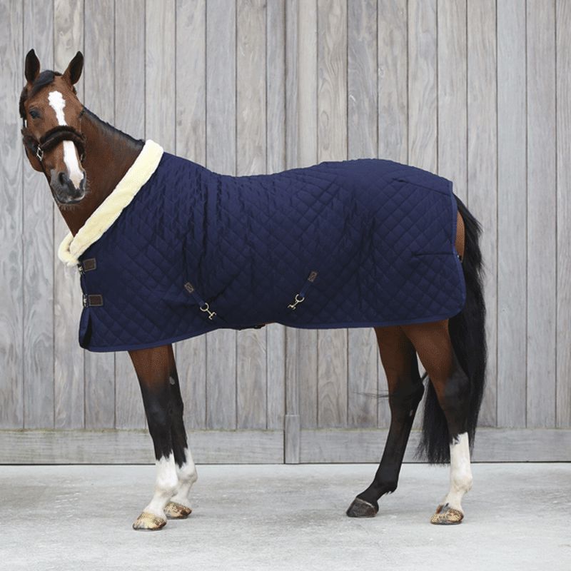 Kentucky Horsewear - Couverture de présentation 160g marine | - Ohlala