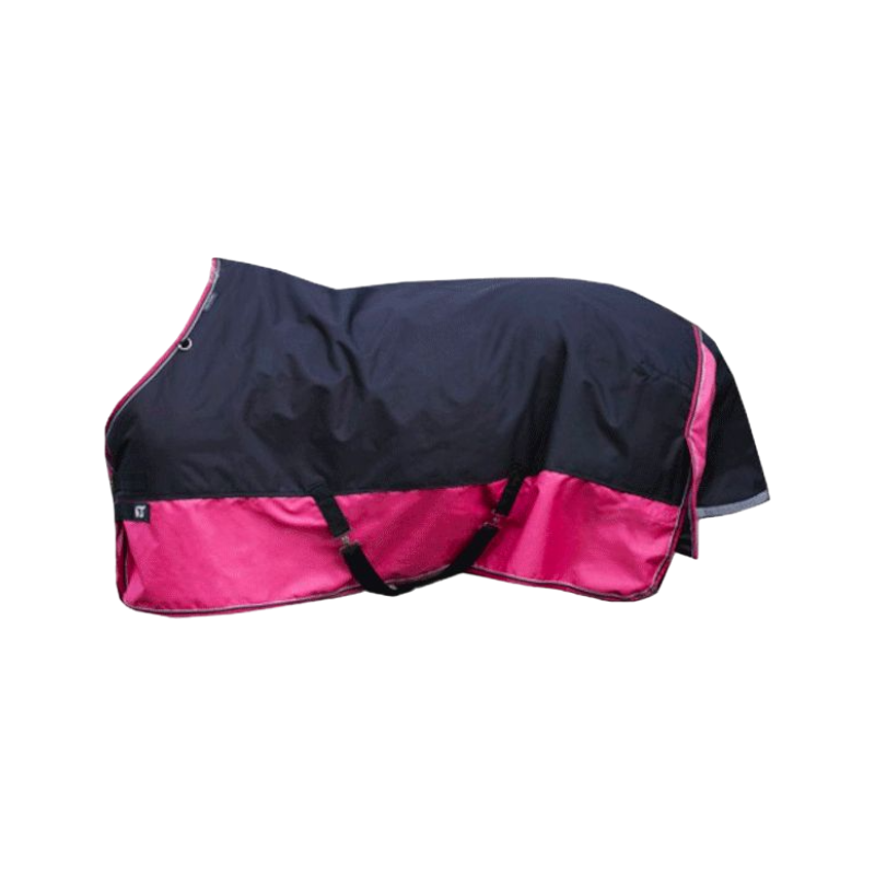 Equithème - Tyrex 1200D outdoor blanket black/raspberry 0g