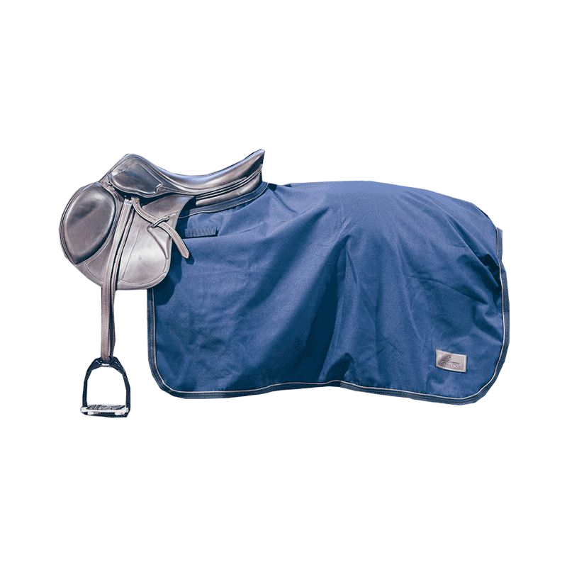 Kentucky Horsewear - Couvre-reins carré imperméable marine 600D | - Ohlala