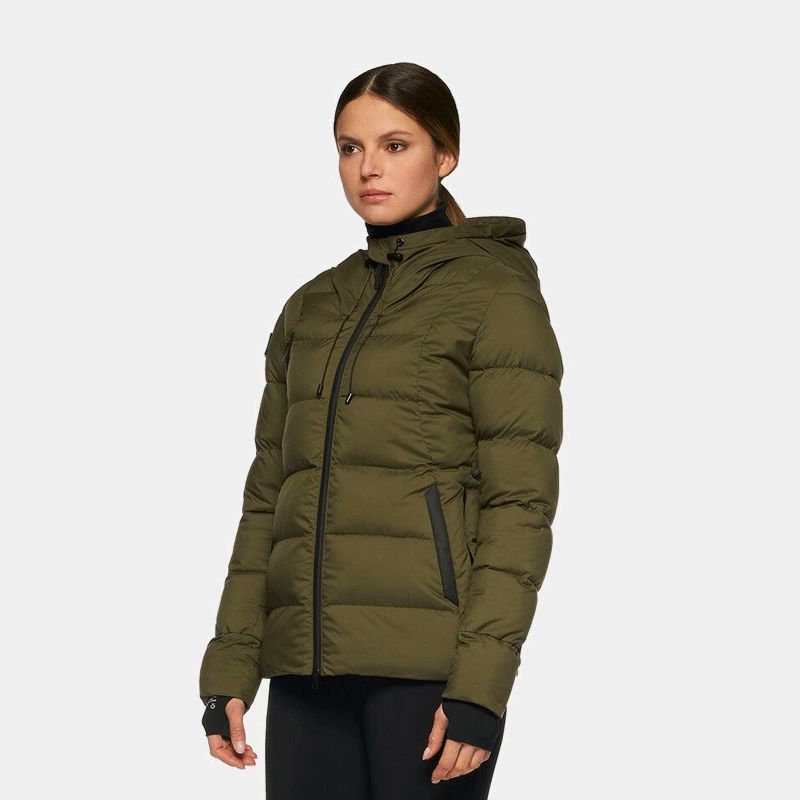 Cavalleria Toscana - Doudoune en nylon matelassé femme foliage green | - Ohlala