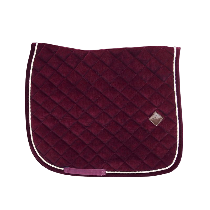 Kentucky Horsewear - Tapis de dressage Corduroy Bordeaux | - Ohlala