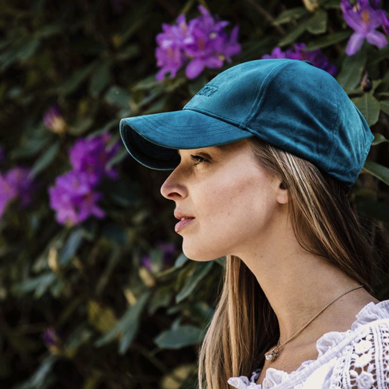 Kentucky Horsewear - Casquette Velvet Emeraude | - Ohlala