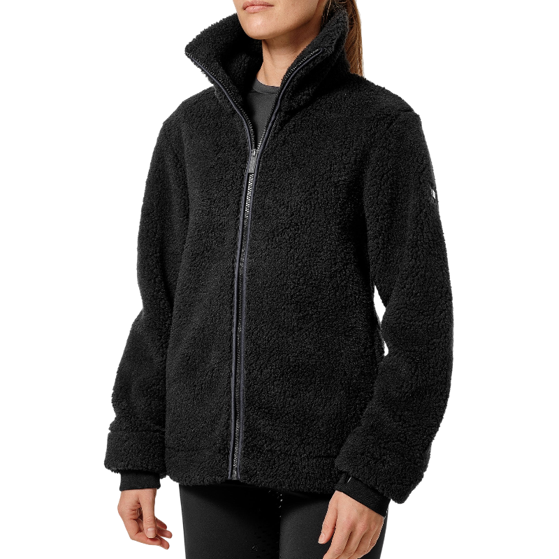 Equestrian Stockholm - Veste polaire zippée femme Teddy Fleece dark ocean | - Ohlala