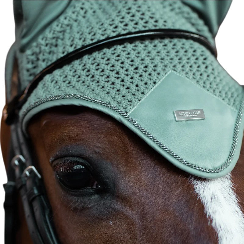 Equestrian Stockholm - Bonnet pour chevaux Modern Mint Green