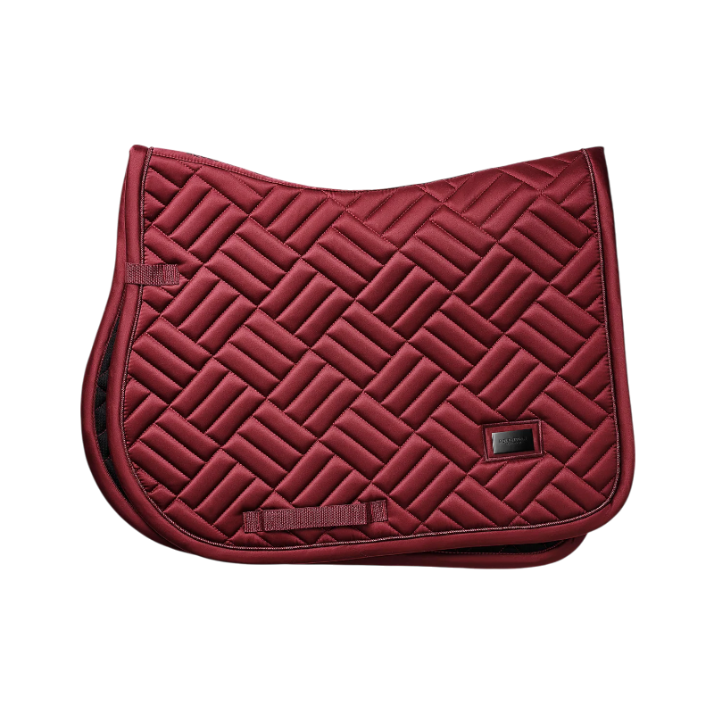 Equestrian Stockholm - Modern bordeaux zadeldek 