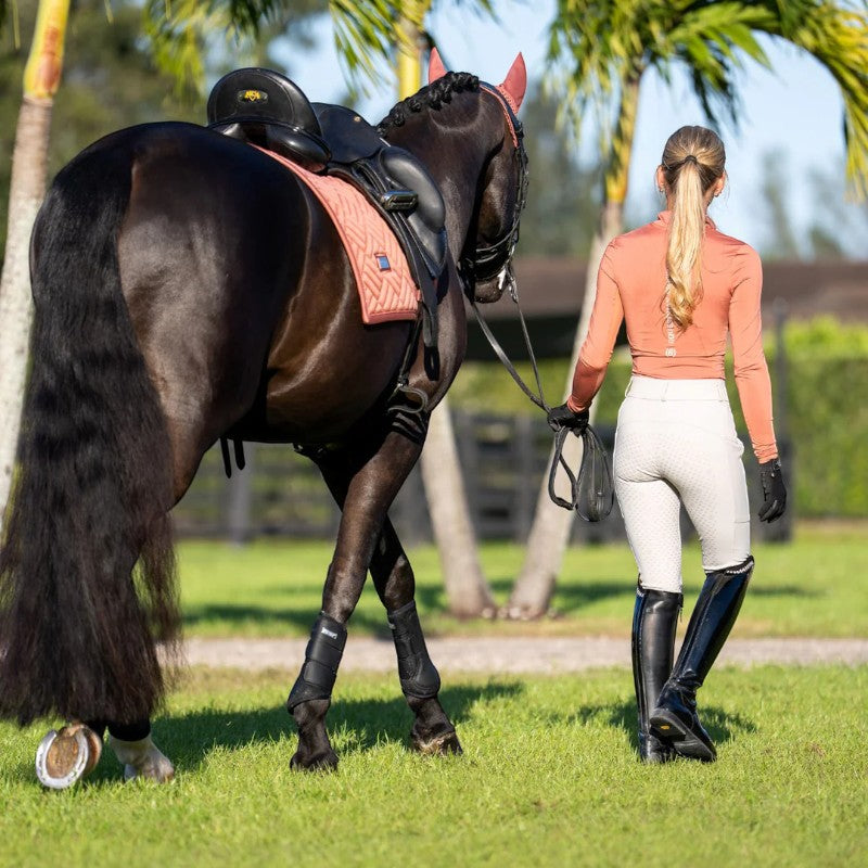 Equestrian Stockholm - Modern Koraal Dressuurmat 