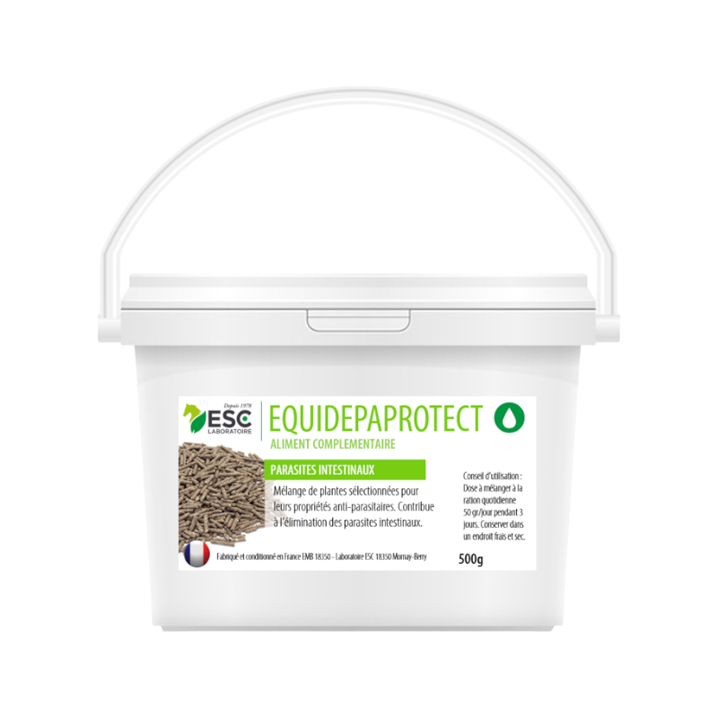 ESC Laboratoire - Equidépaprotect food supplement for intestinal parasites 600gr