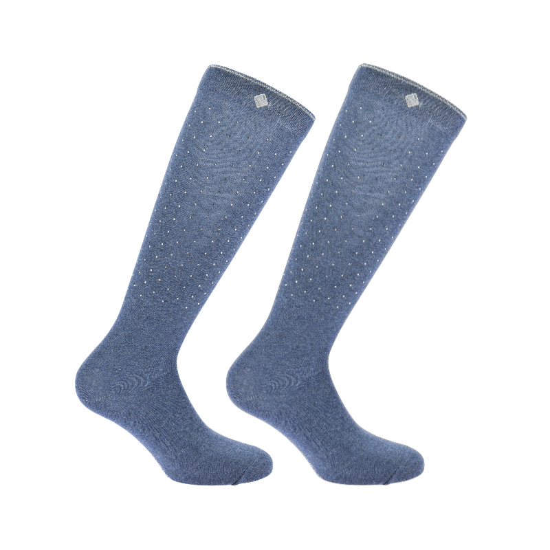 Equithème - Reitsocken Kamilia Ich liebe dich lila 