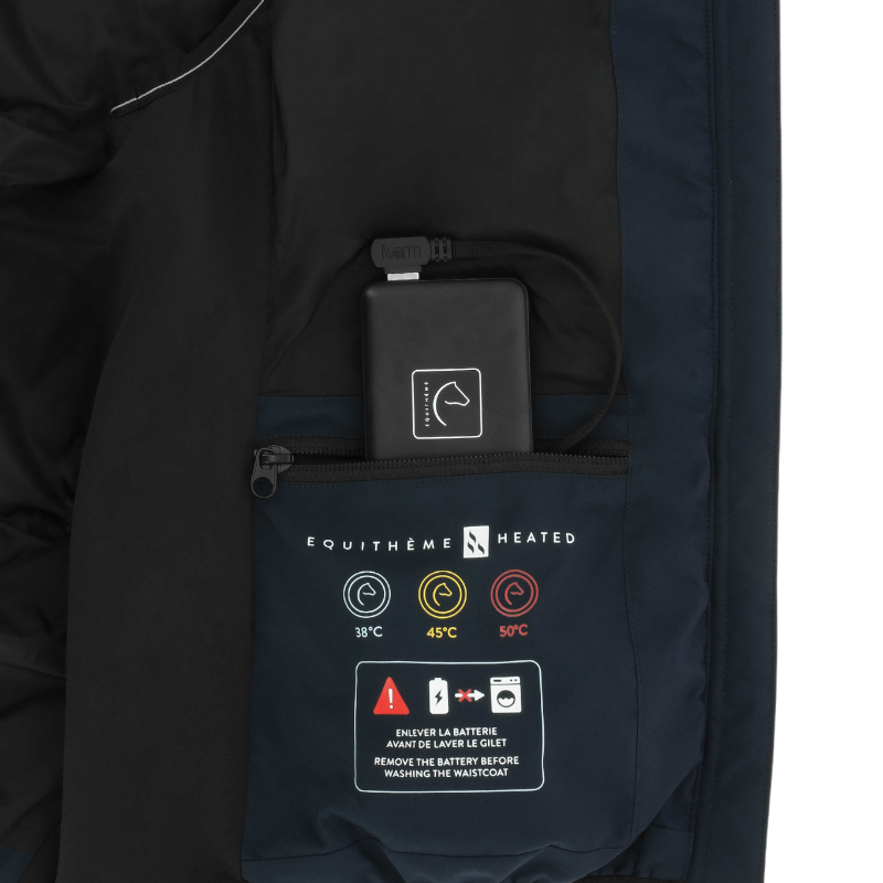 Equithème - Unisex beheizte Weste Sasha marine 