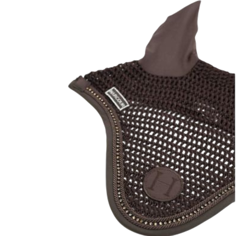 Harcour - Bonnet pour chevaux Fablir cacao