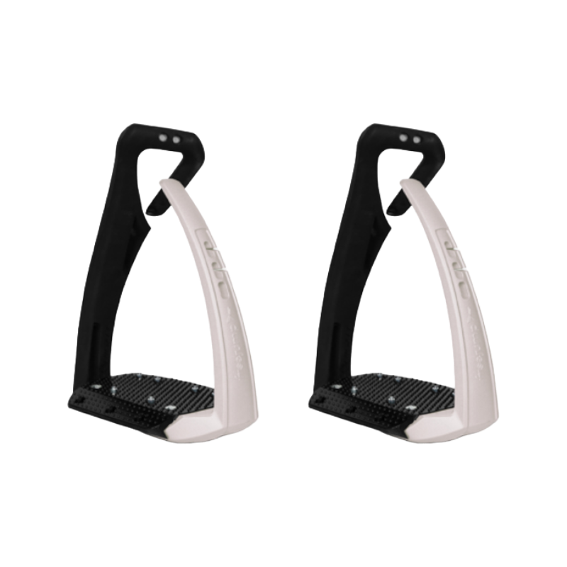 Freejump - Soft'Up Pro Stirrups + black/cream