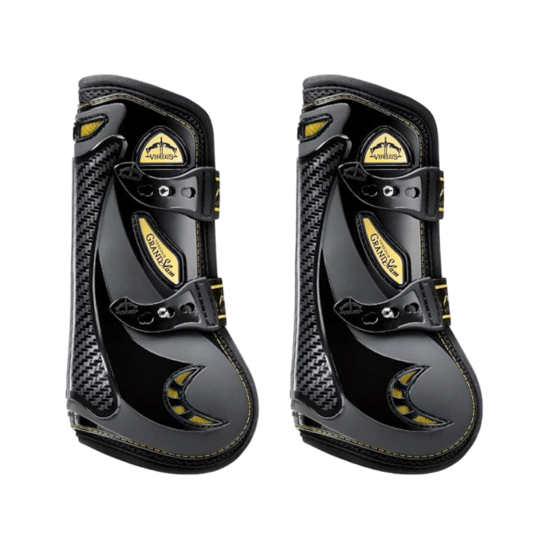 Veredus - Grand Slam Carbon Gel Open Gaiters Black / Gold 