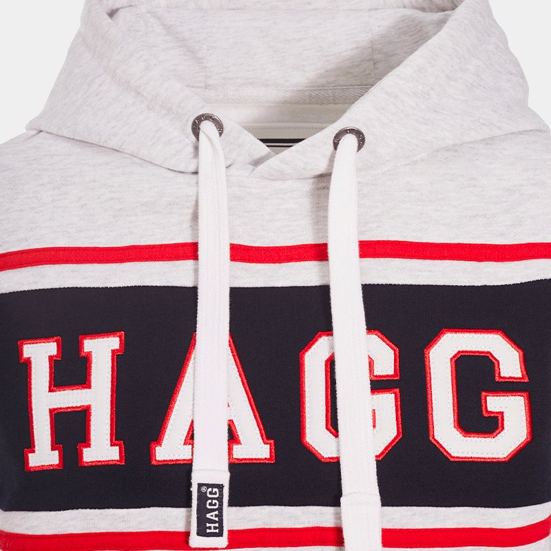 Hagg - Sweat hoodie à capuche gris | - Ohlala