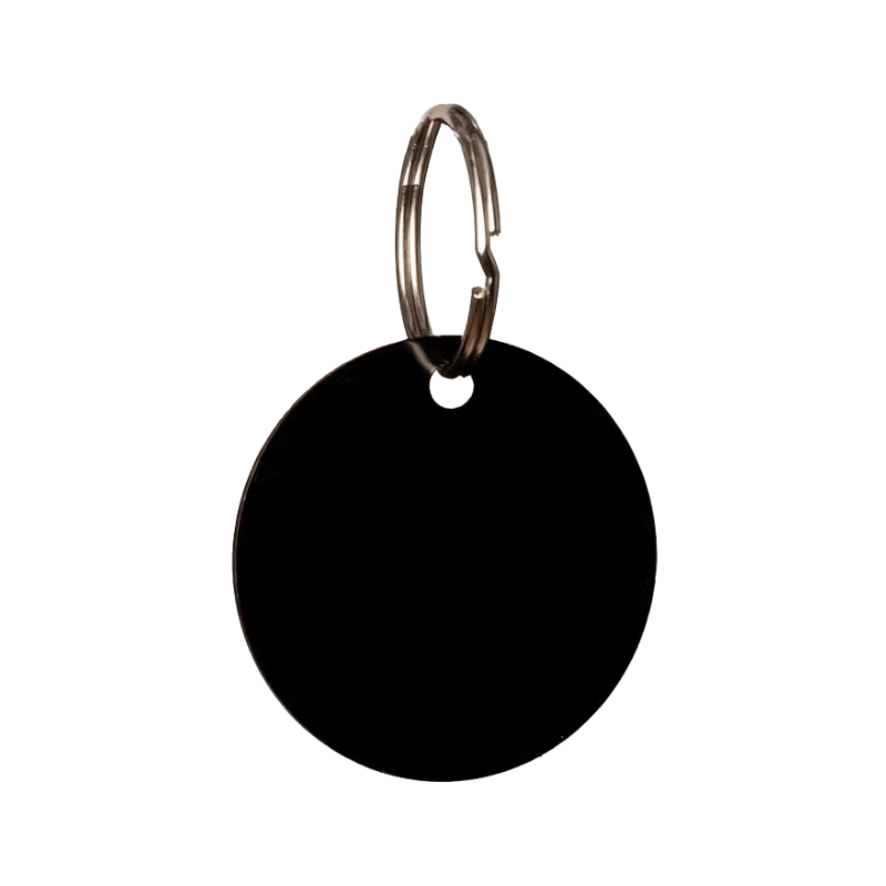 Grooming Deluxe - Ronde zwarte graveermedaille 