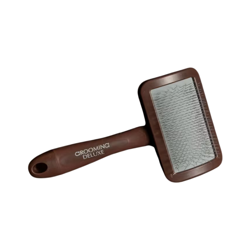 Grooming Deluxe - Brush for cleaning beige Velcro 