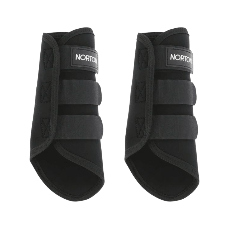 Norton - Black elastic gaiters