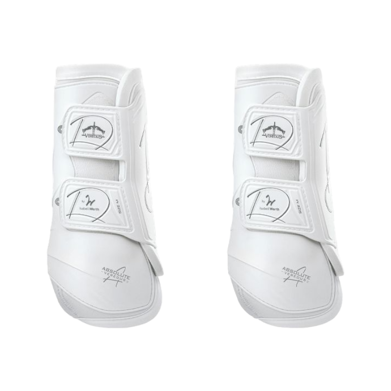 Veredus - Absolute white velcro closed posterior gaiters